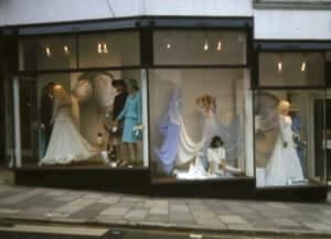 Winter 1977 Pack & Culliford window display (St Thomas Square)